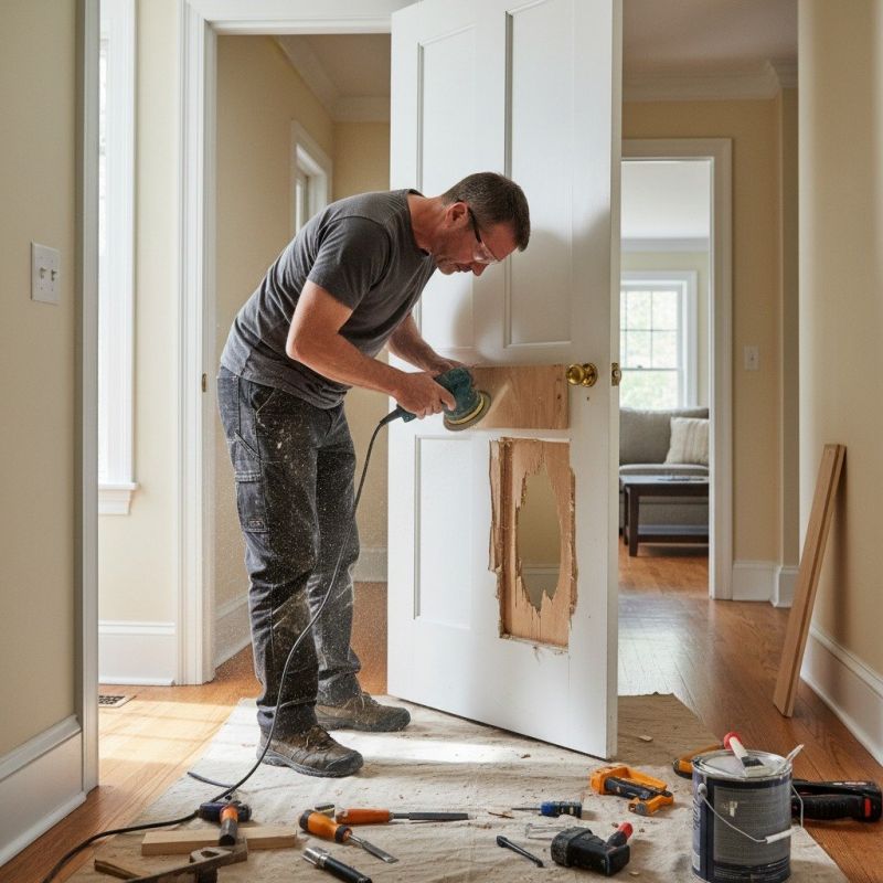 Basement Door Repair in Alpharetta, GA